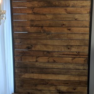 Wood Screen Wall and Accessories