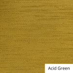 Acid Green Silk Satin Linen