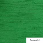 Emerald Silk Satin Linen