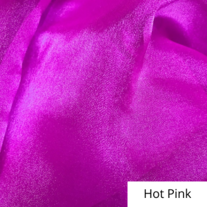 Hot Pink Organza Linen Rental