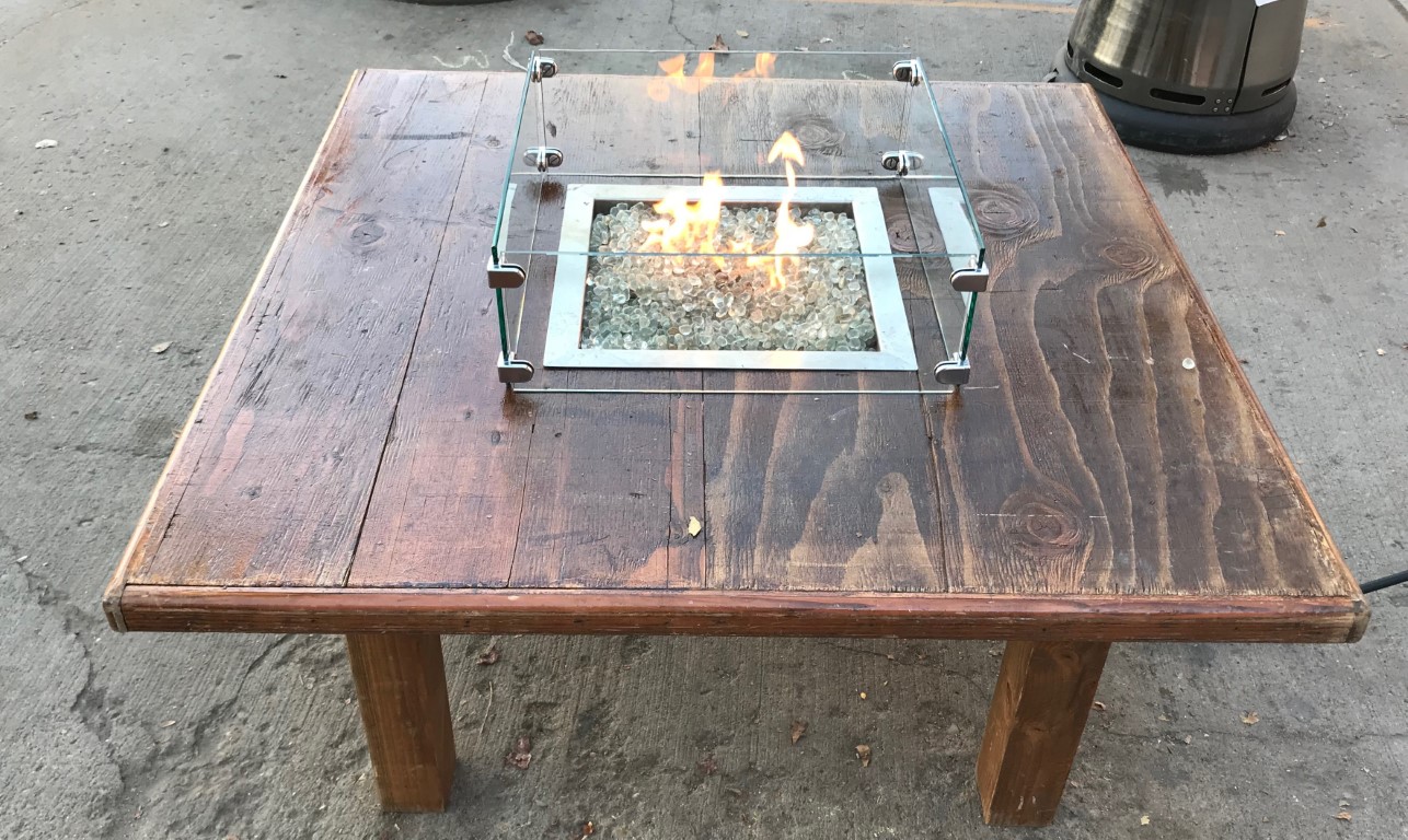 Fire Pit Table 40x40 Allwell S, Are Fire Pit Tables Warm