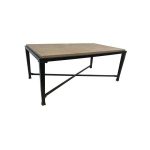 black & stone coffee table