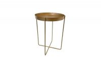 Gold Tray End Table