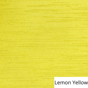 Lemon Yellow Silk Satin Linen