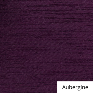 Aubergine Silk Satin Linen