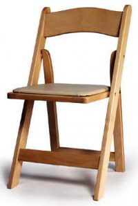 natural wood chair