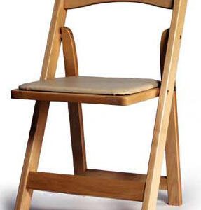 natural wood chair
