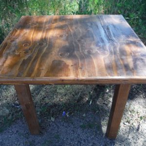 wood farm table