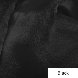 Black Organza Linen Rental