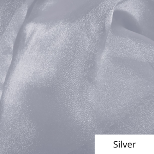 Silver Organza Linen Rental