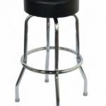 black chrome bar stool