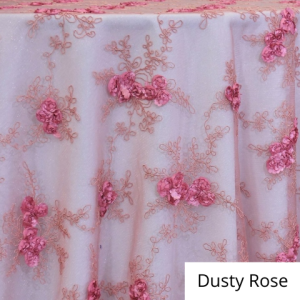 Dusty Rose Baby Rose Lace