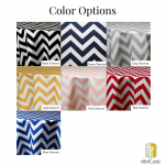 Chevron Linen Color Options