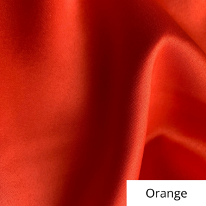 Orange Satin Linen