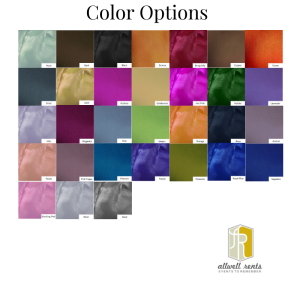 Organza Color Options