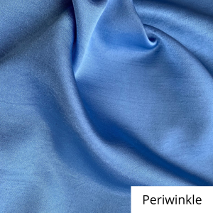 Periwinkle Silk Satin Linen