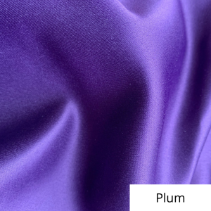 Plum Satin Linen