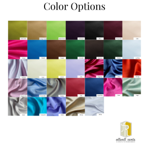 Satin Color Options