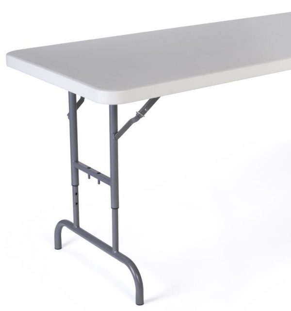 adjustable height banquet table