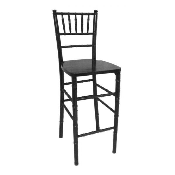 black chiavari bar stool