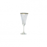 Gold Line Bella Crystal Wine Glass