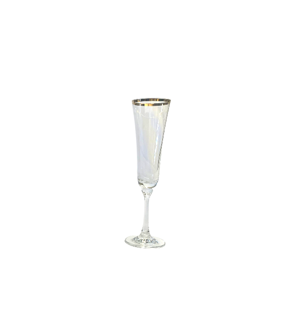 Gold Line Bella Crystal Champagne Flute
