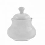 royal white sugar pot