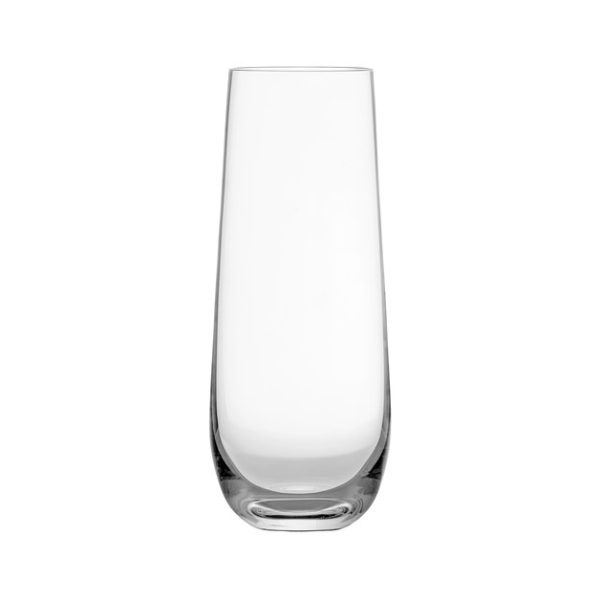 Stemless champagne glass