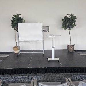 Allwell Stage Rental with podium