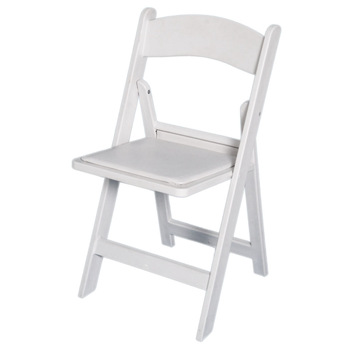 white folding gladiator chair