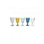 All Cut Glass Goblet