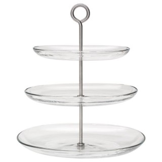 three tier tray