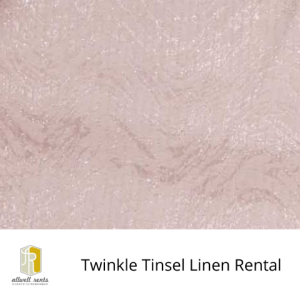 Twinkle Tinsel Linen Rental