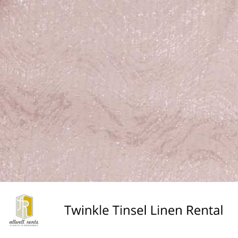 Twinkle Tinsel Linen Rental
