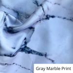 Gray Marble Print