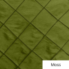 moss silk pintuck linen