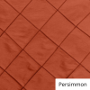 persimmon silk pintuck linen