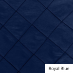 royal blue silk pintuck linen