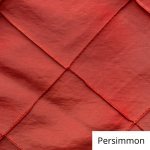 persimmon wide pintuck linen