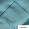 turquoise wide pintuck linen