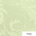 Ivory Melrose Damask Linen