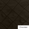 chocolate silk pintuck linen