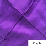 purple wide pintuck linen