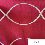 Red Silk Infinity Linen