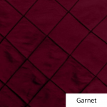 garnet silk pintuck linen