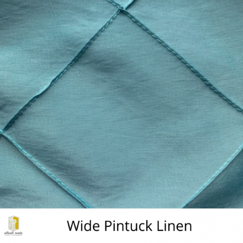 Wide Pintuck Linen Rental