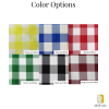 Checked Linen Color Options