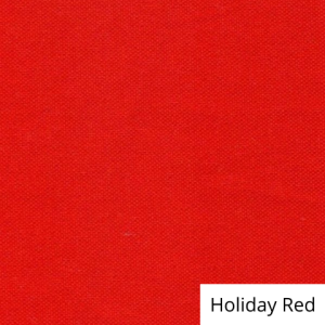 Holiday Red poly standard linen