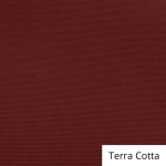 Terra Cotta Polyester Linen