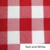 Red and White Checked Linen